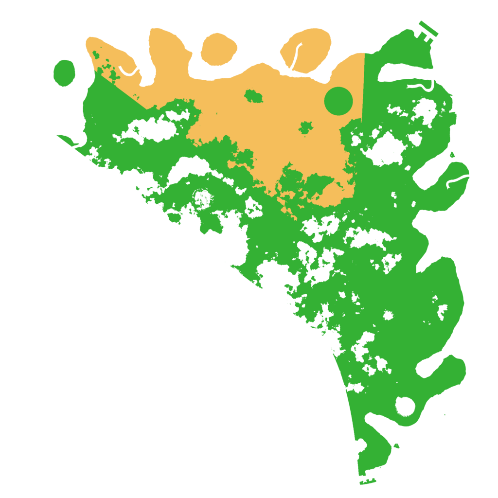 Biome Rust Map: Procedural Map, Size: 4600, Seed: 31337