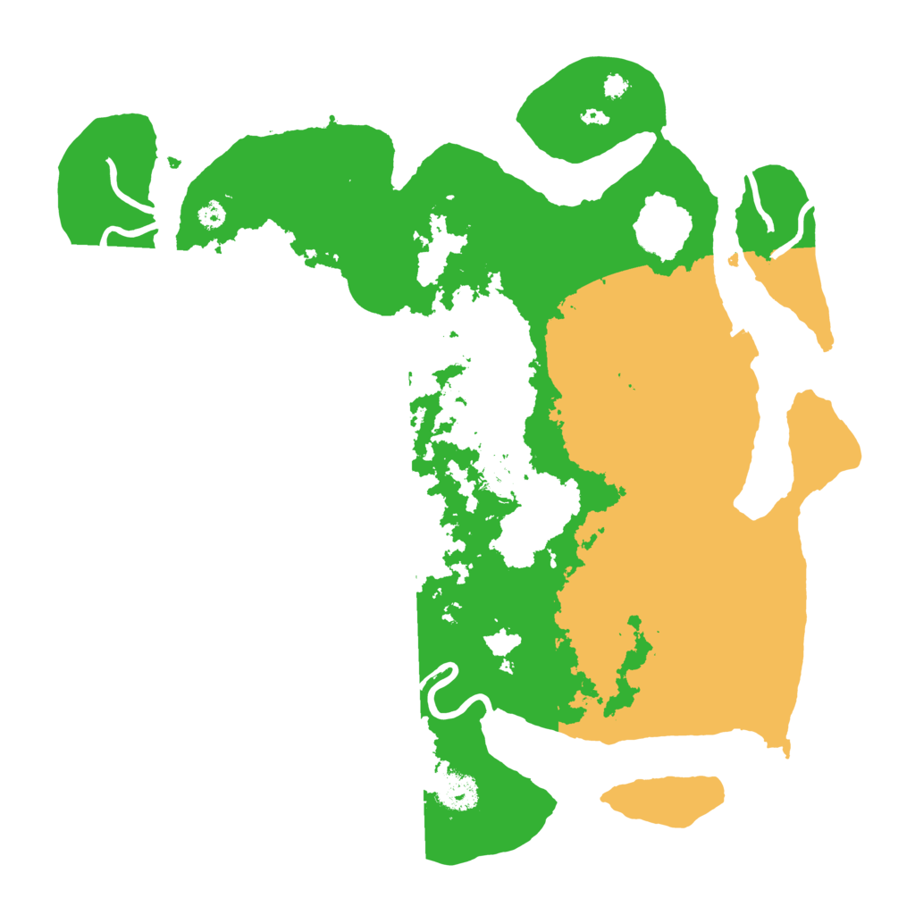 Biome Rust Map: Procedural Map, Size: 3500, Seed: 449525432