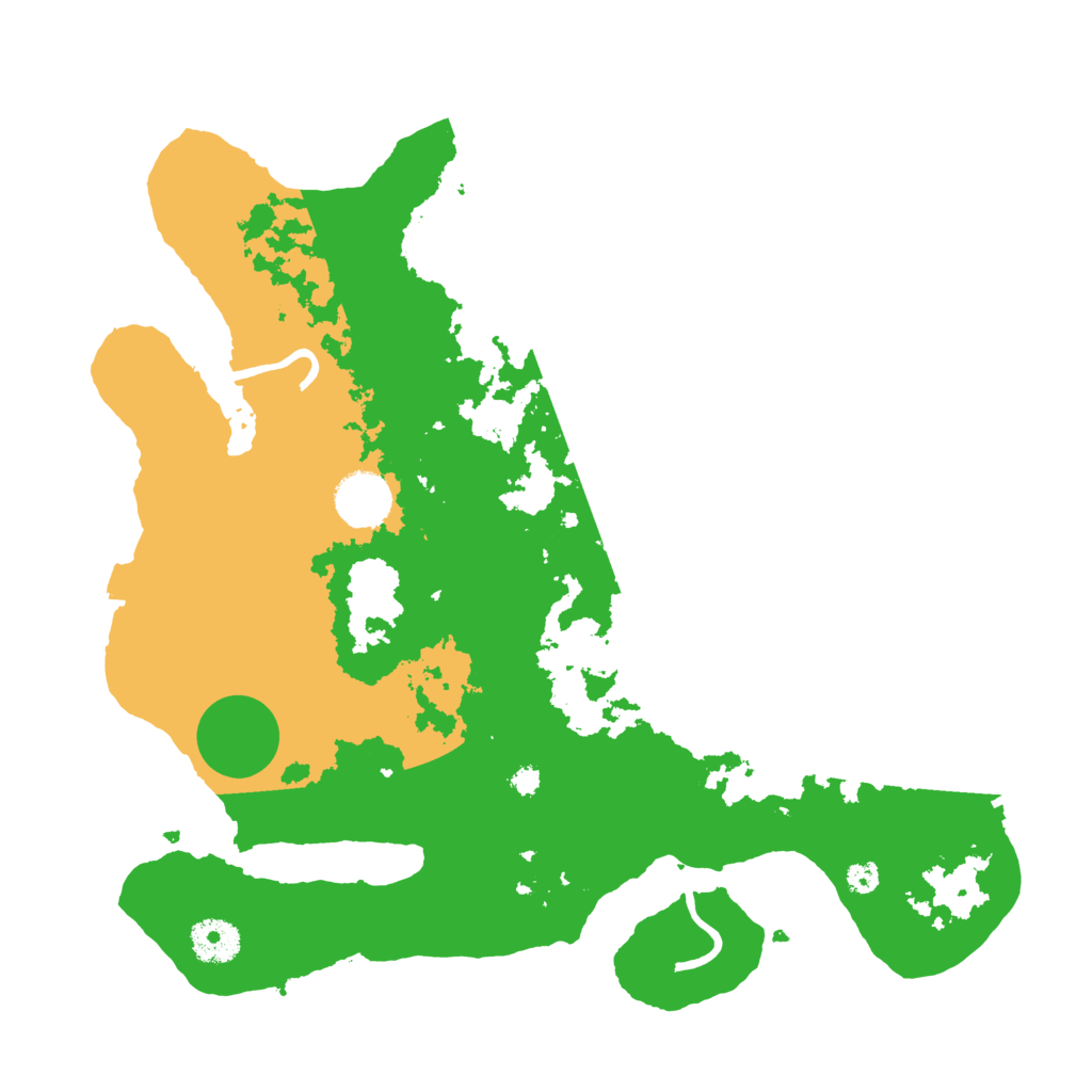 Biome Rust Map: Procedural Map, Size: 3500, Seed: 10952711