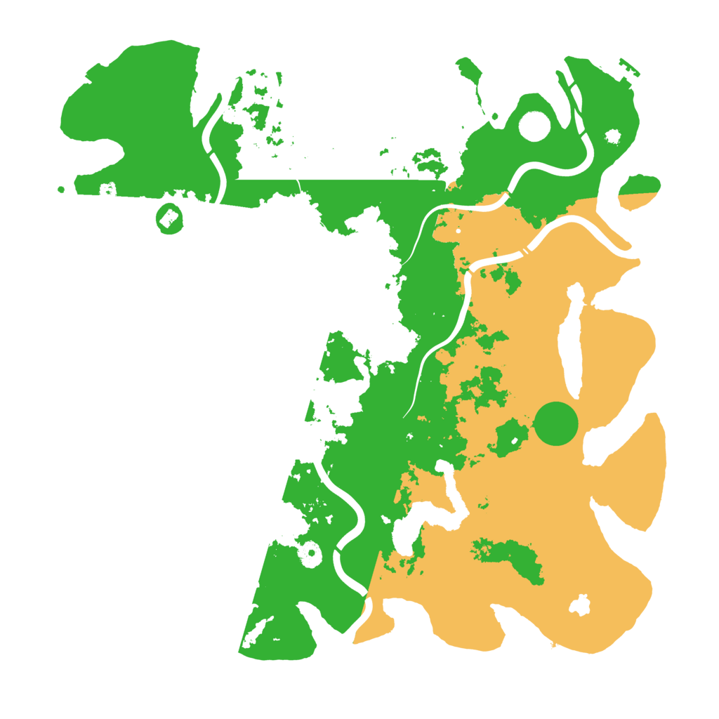 Biome Rust Map: Procedural Map, Size: 4300, Seed: 77695276