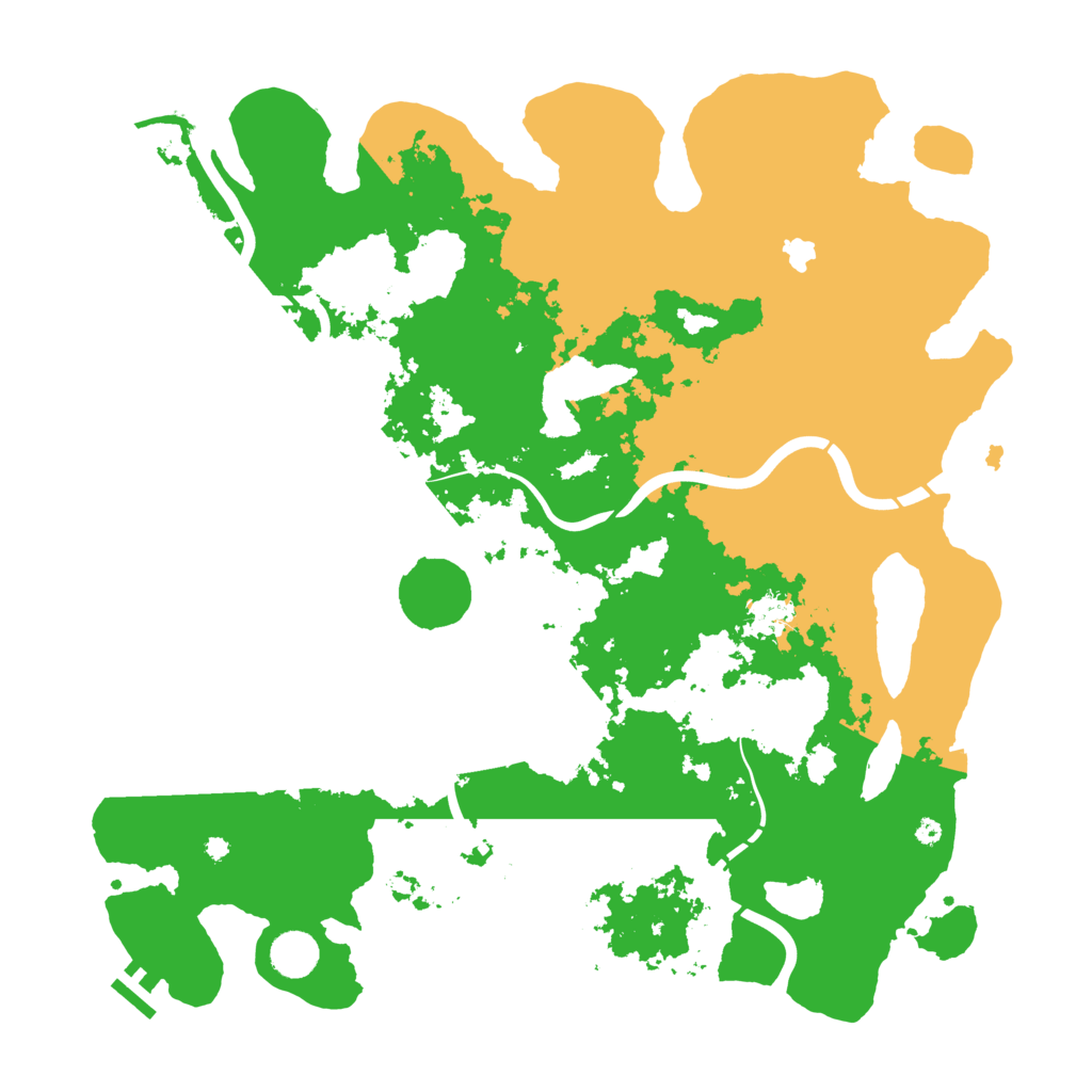 Biome Rust Map: Procedural Map, Size: 4250, Seed: 77757182