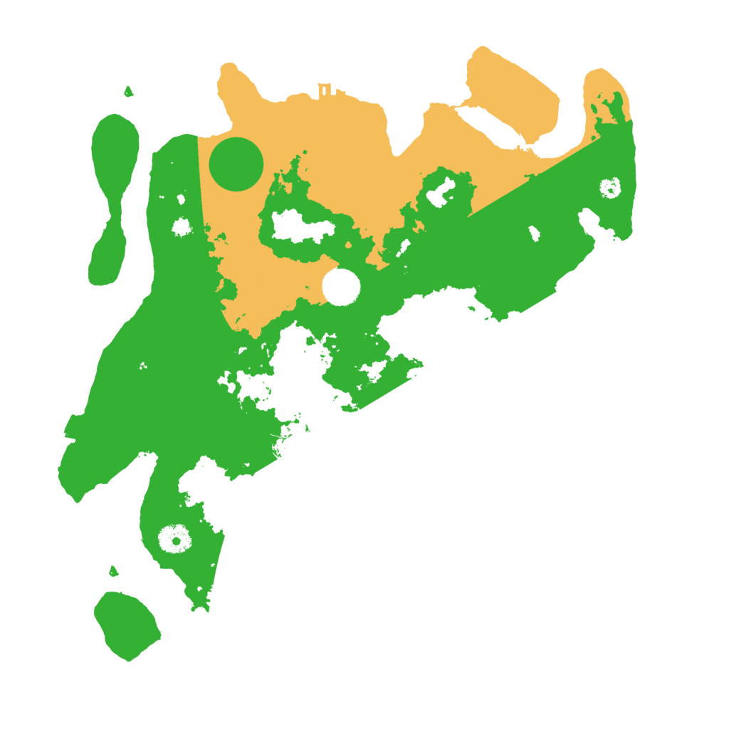 Biome Rust Map: Procedural Map, Size: 3550, Seed: 46568147