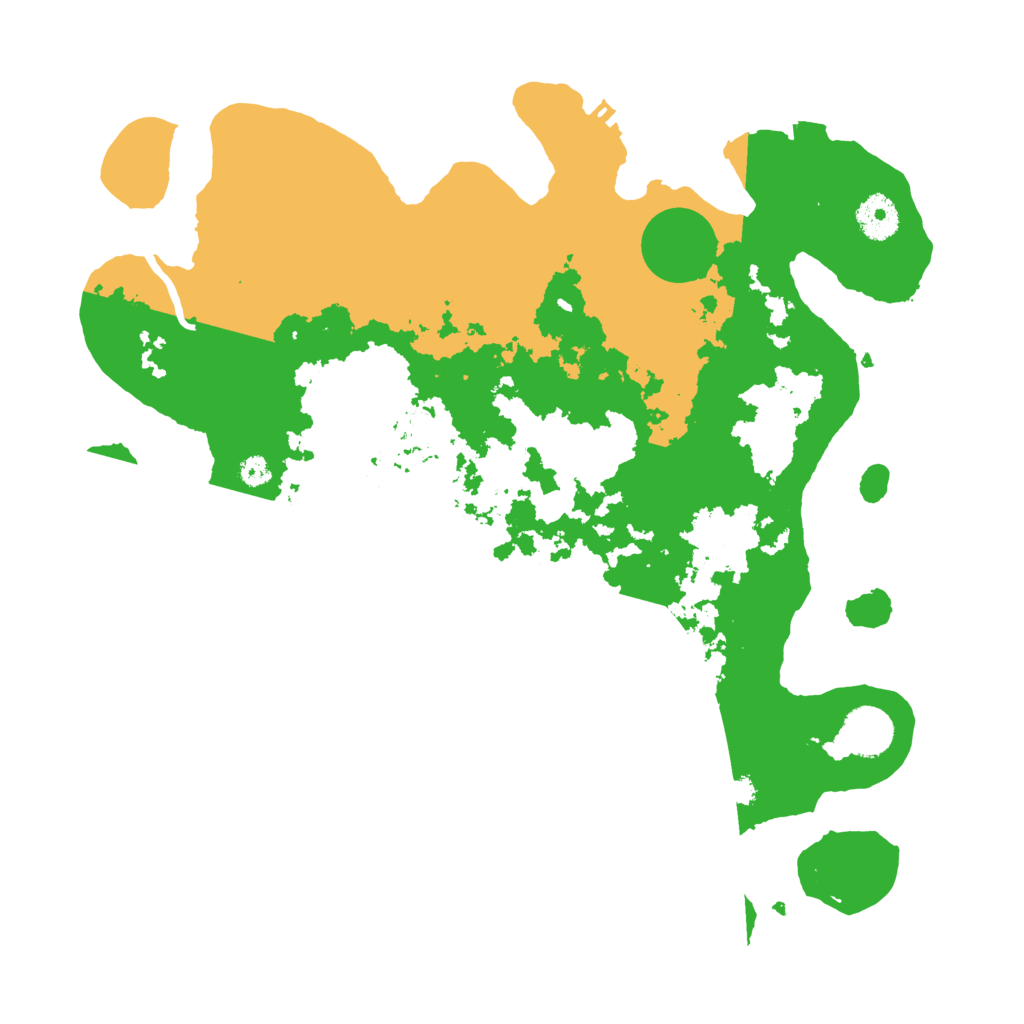 Biome Rust Map: Procedural Map, Size: 3600, Seed: 49848060