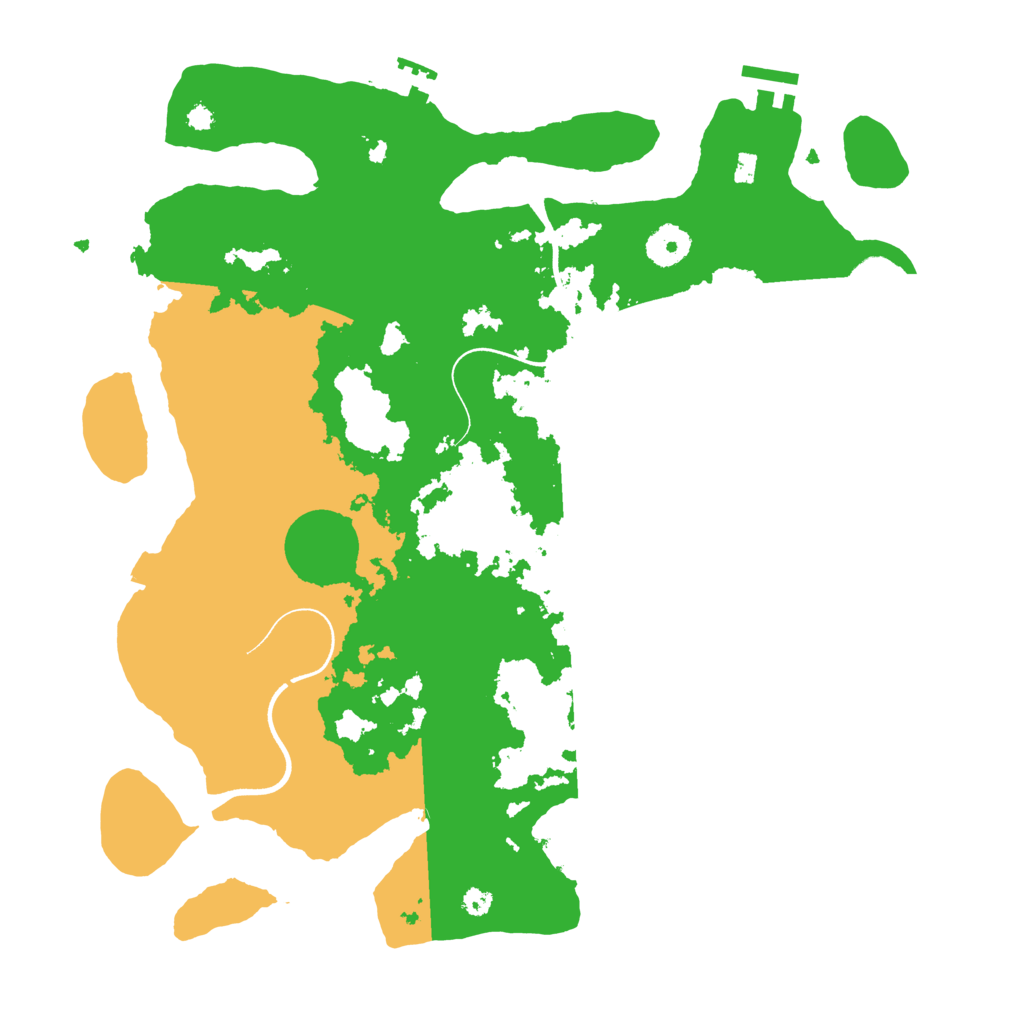 Biome Rust Map: Procedural Map, Size: 3650, Seed: 1966571