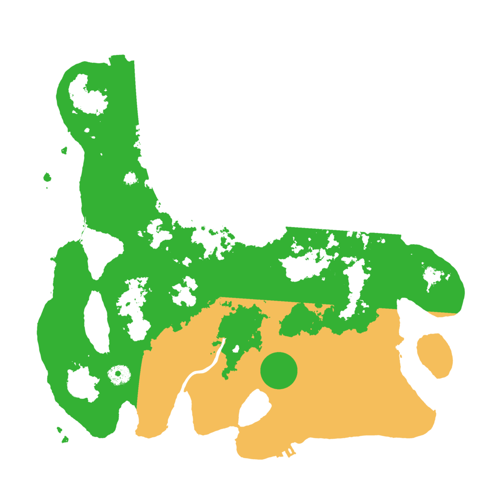 Biome Rust Map: Procedural Map, Size: 3550, Seed: 19380896