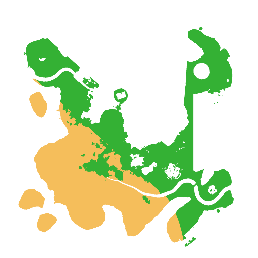 Biome Rust Map: Procedural Map, Size: 3000, Seed: 1221631988