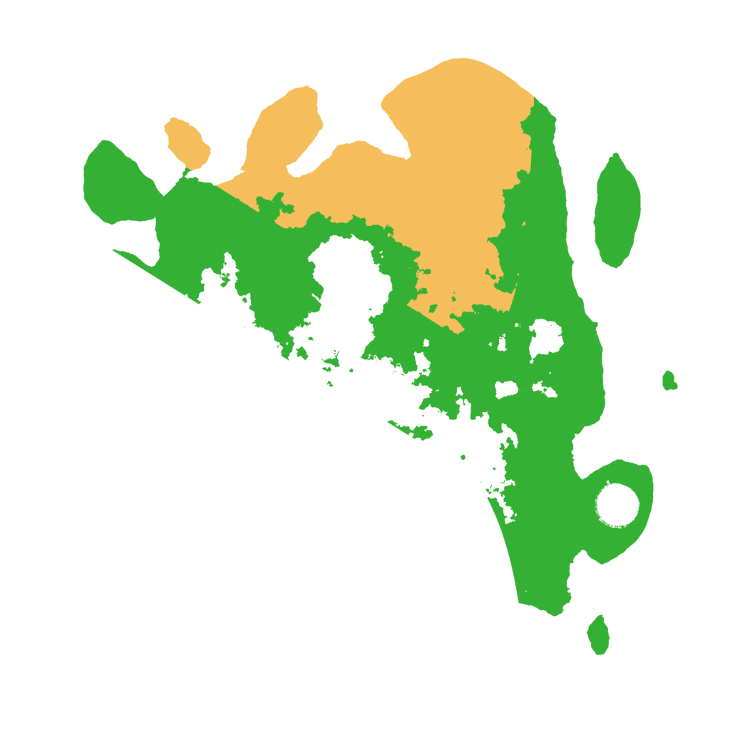 Biome Rust Map: Barren, Size: 3000, Seed: 90212472