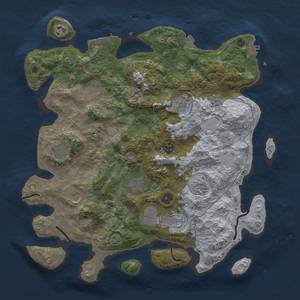 Thumbnail Rust Map: Procedural Map, Size: 4050, Seed: 150537580, 18 Monuments