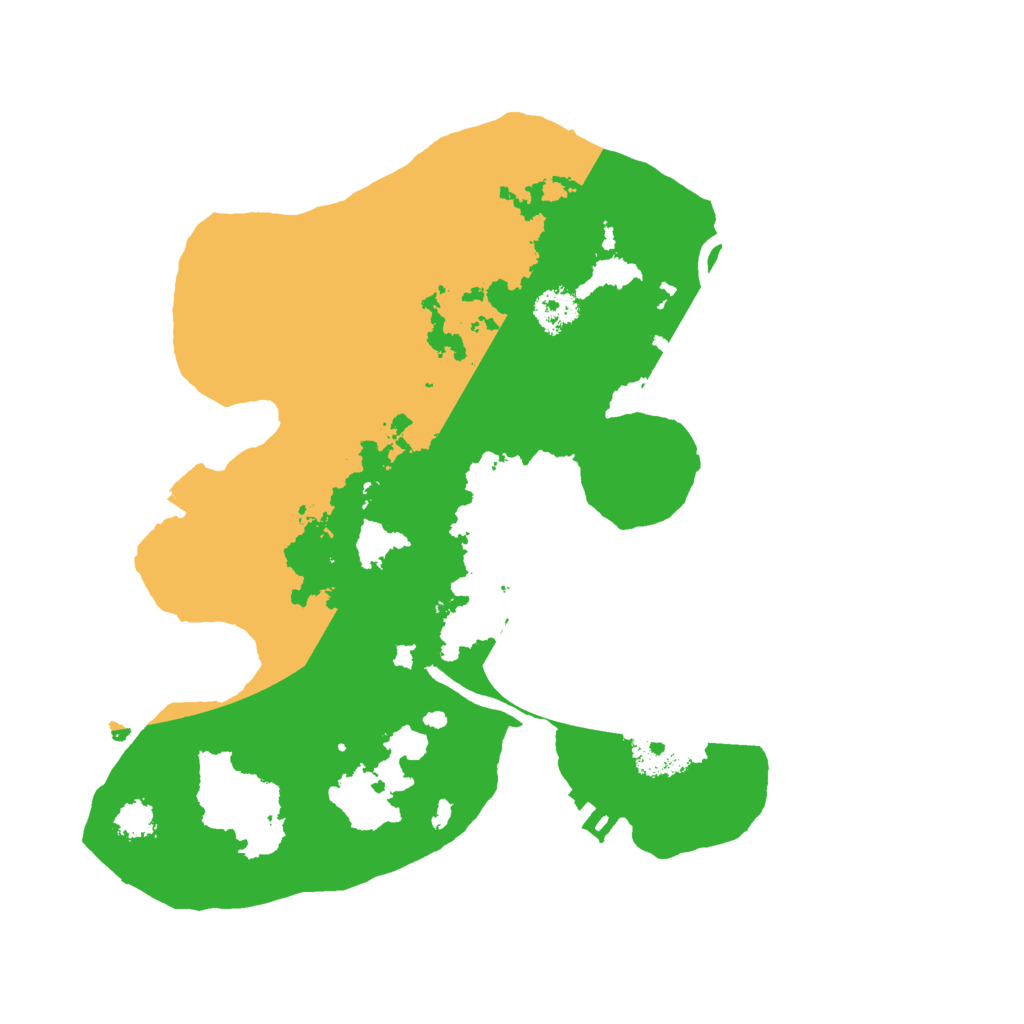 Biome Rust Map: Procedural Map, Size: 2400, Seed: 912315264