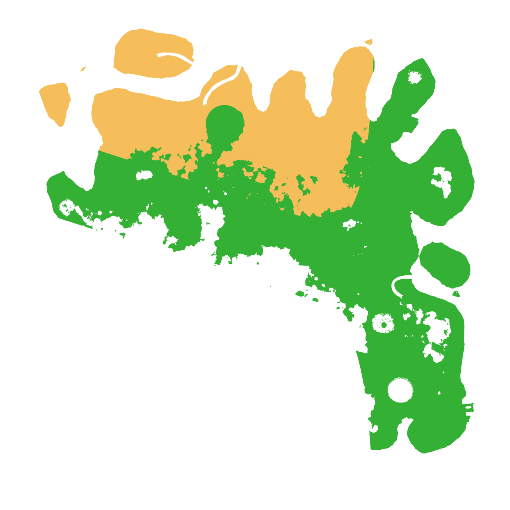 Biome Rust Map: Procedural Map, Size: 3600, Seed: 20137853