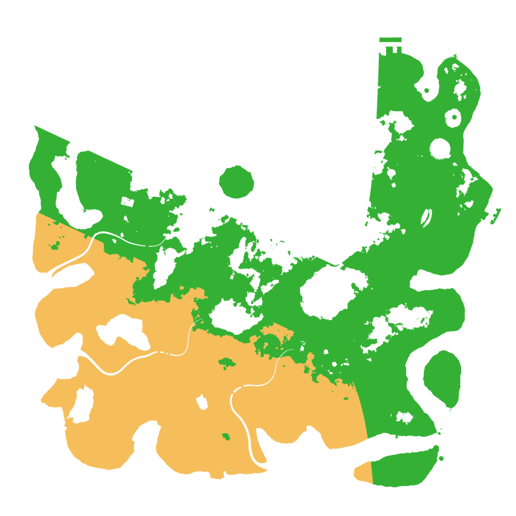 Biome Rust Map: Procedural Map, Size: 4400, Seed: 97656902