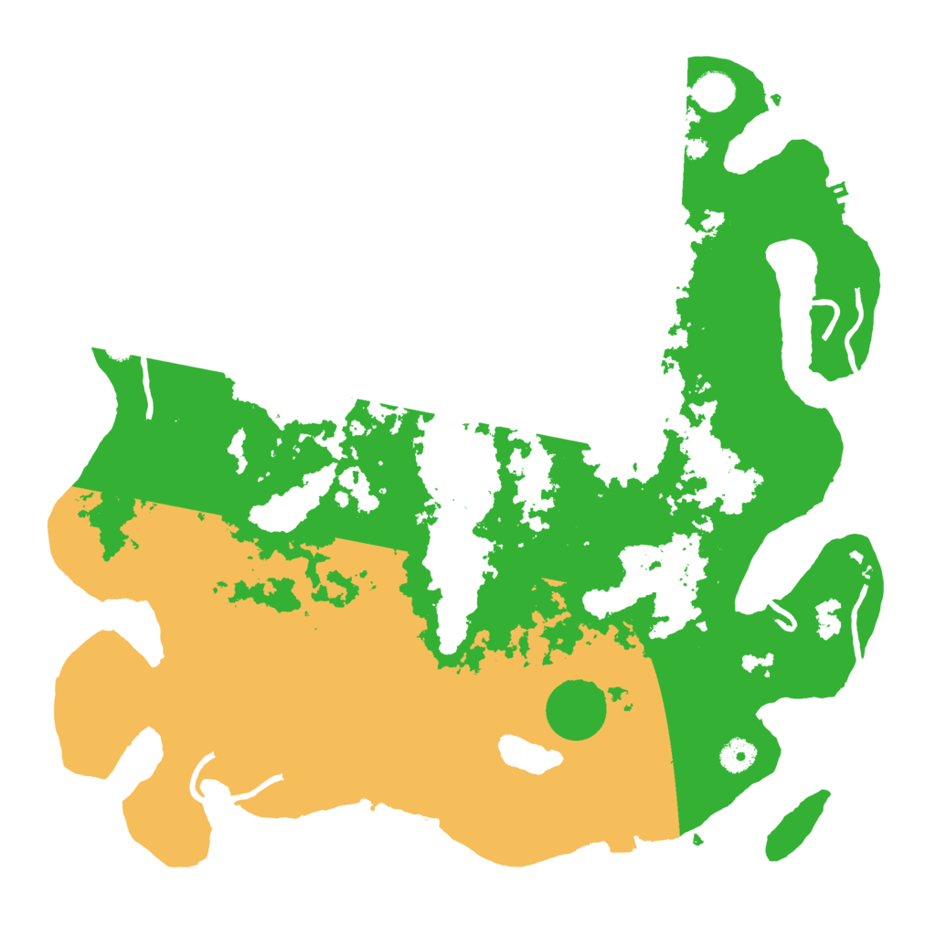Biome Rust Map: Procedural Map, Size: 4100, Seed: 27221226