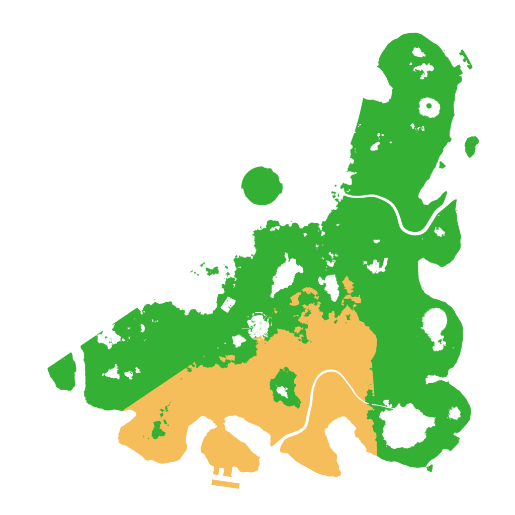 Biome Rust Map: Procedural Map, Size: 3750, Seed: 36568103