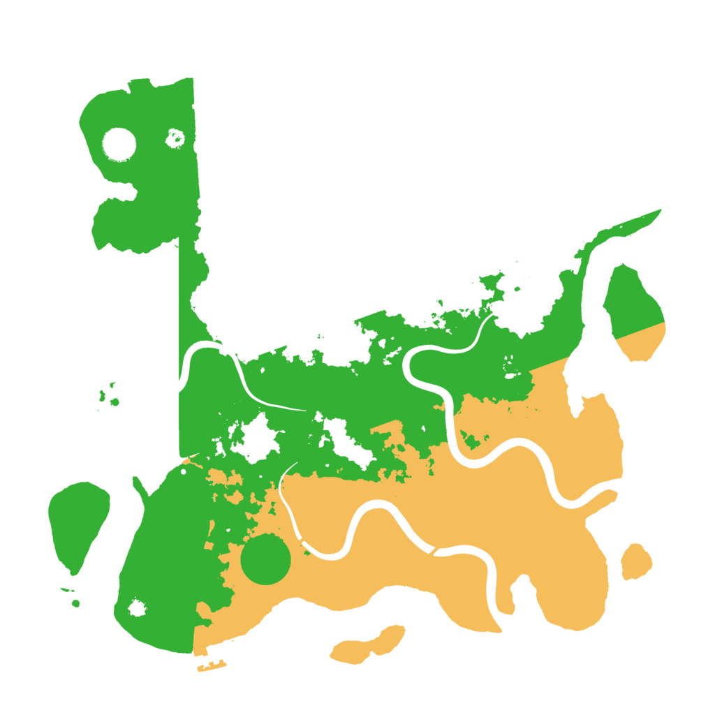 Biome Rust Map: Procedural Map, Size: 3750, Seed: 17016998