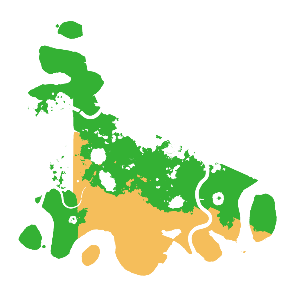 Biome Rust Map: Procedural Map, Size: 3550, Seed: 39975900