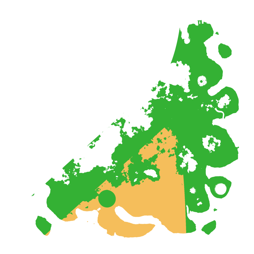 Biome Rust Map: Procedural Map, Size: 3900, Seed: 53066059