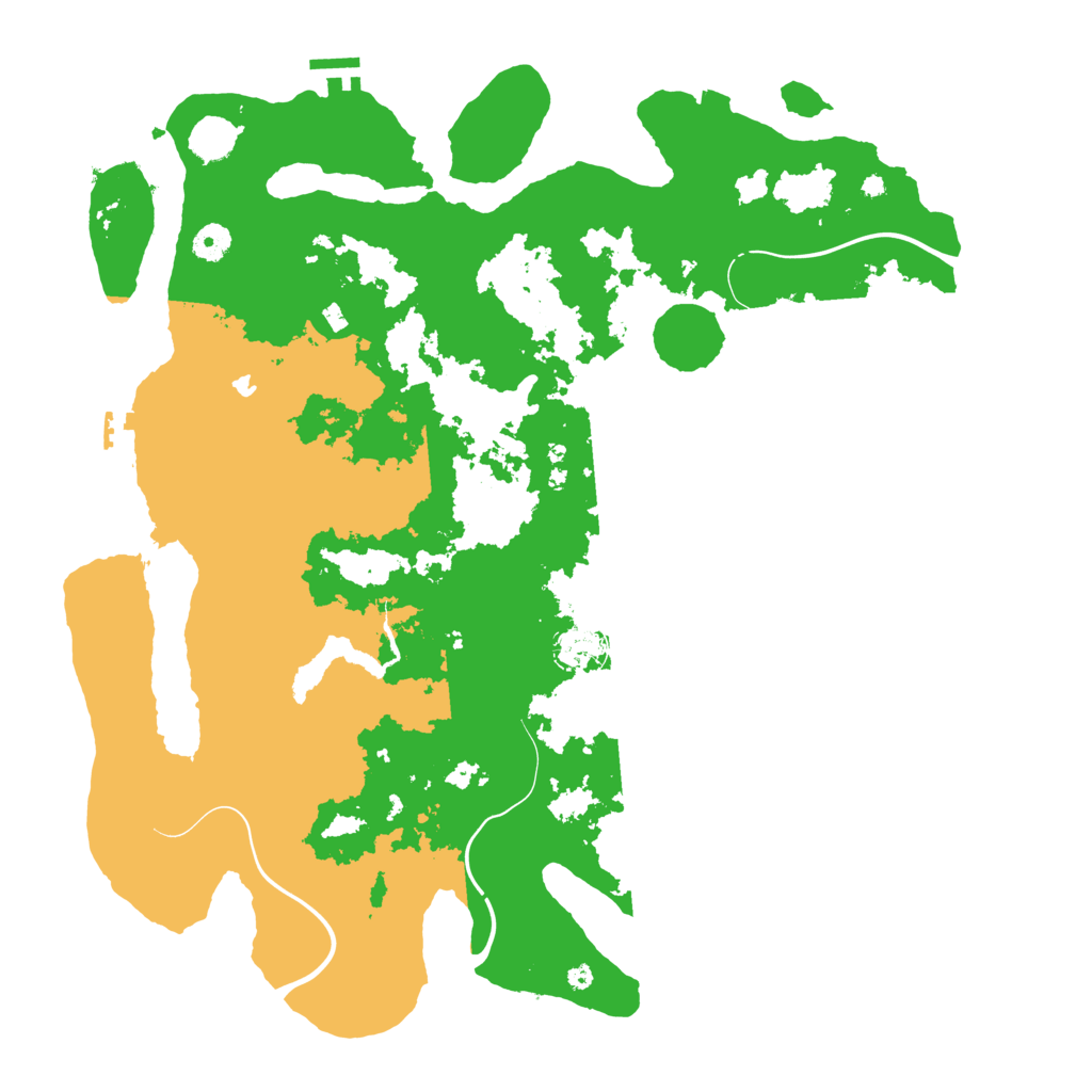 Biome Rust Map: Procedural Map, Size: 4400, Seed: 40608944