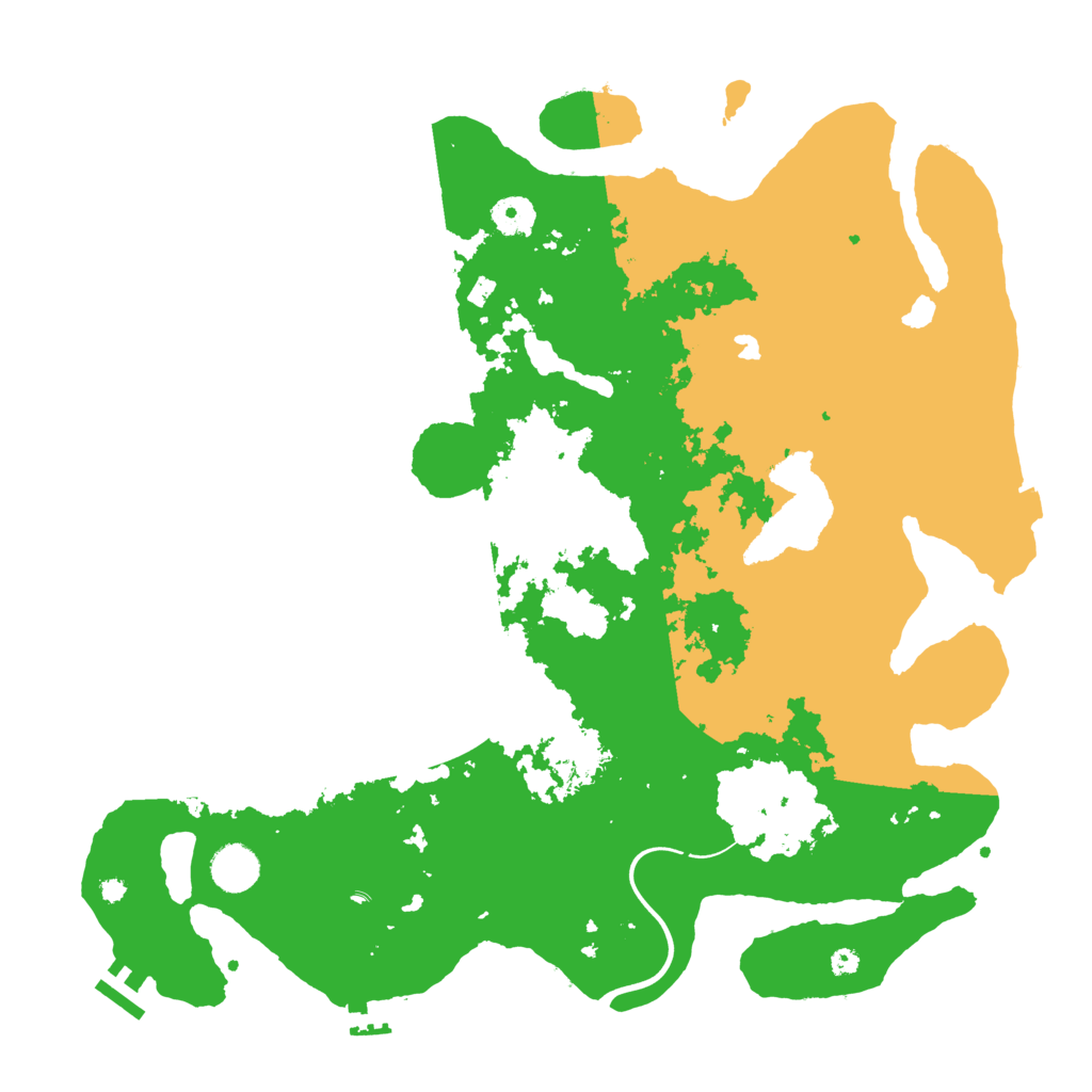 Biome Rust Map: Procedural Map, Size: 4000, Seed: 85638612