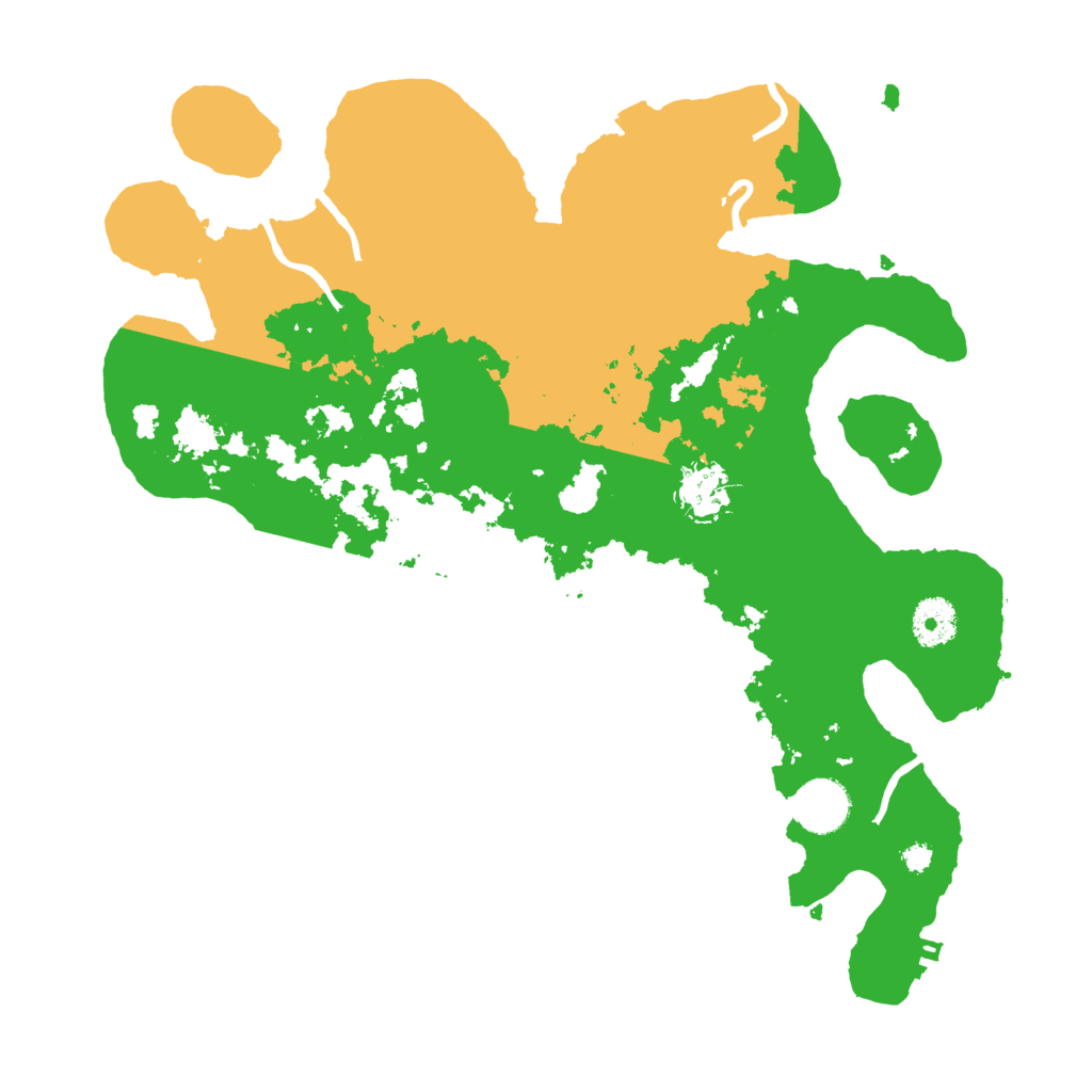 Biome Rust Map: Procedural Map, Size: 3500, Seed: 2013505849