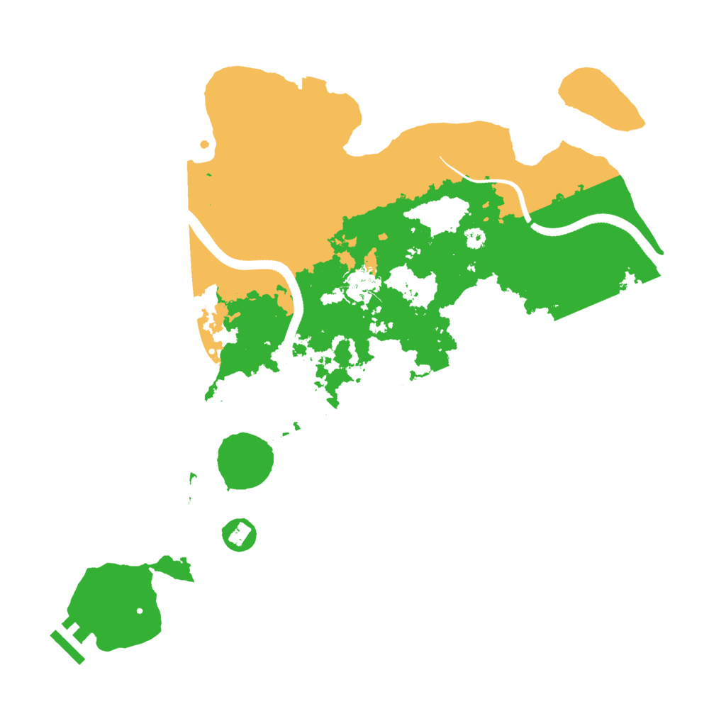 Biome Rust Map: Procedural Map, Size: 3500, Seed: 1308423762