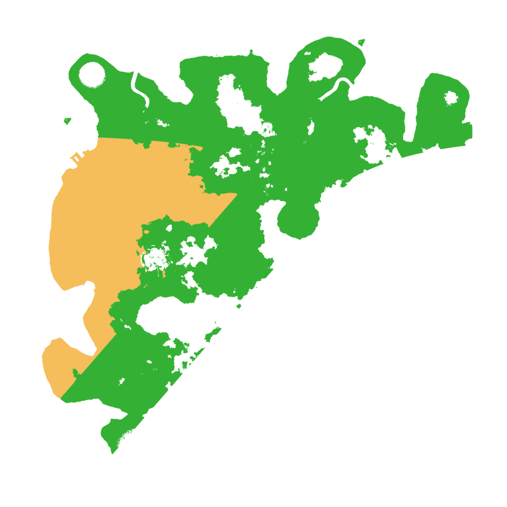 Biome Rust Map: Procedural Map, Size: 3500, Seed: 1218337327