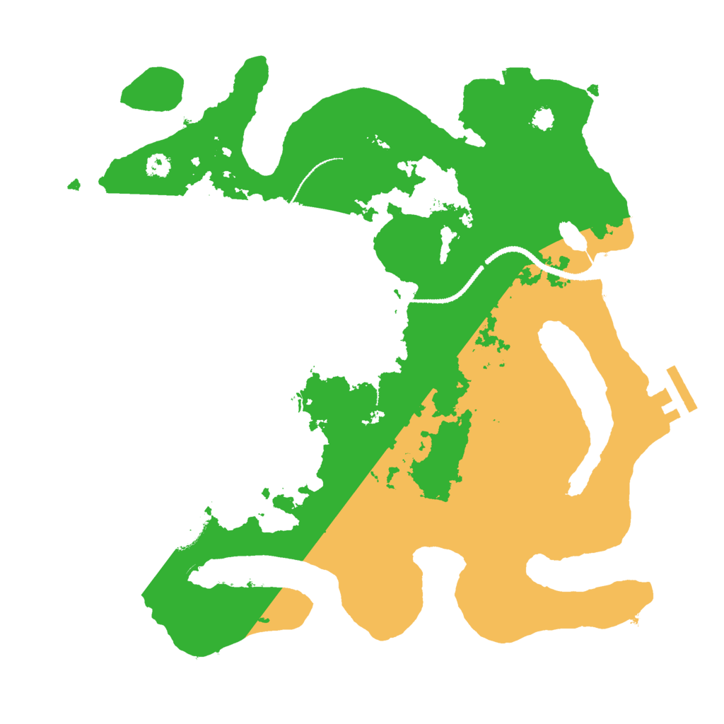 Biome Rust Map: Procedural Map, Size: 3000, Seed: 1435454443