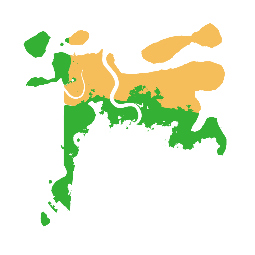 Biome Rust Map: Procedural Map, Size: 3000, Seed: 1963415694