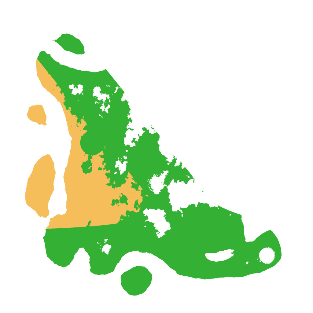 Biome Rust Map: Barren, Size: 3500, Seed: 41972667