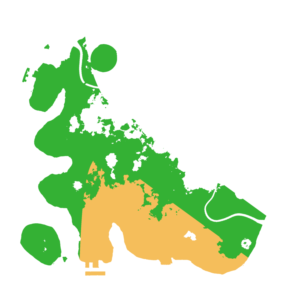 Biome Rust Map: Procedural Map, Size: 3000, Seed: 4259013