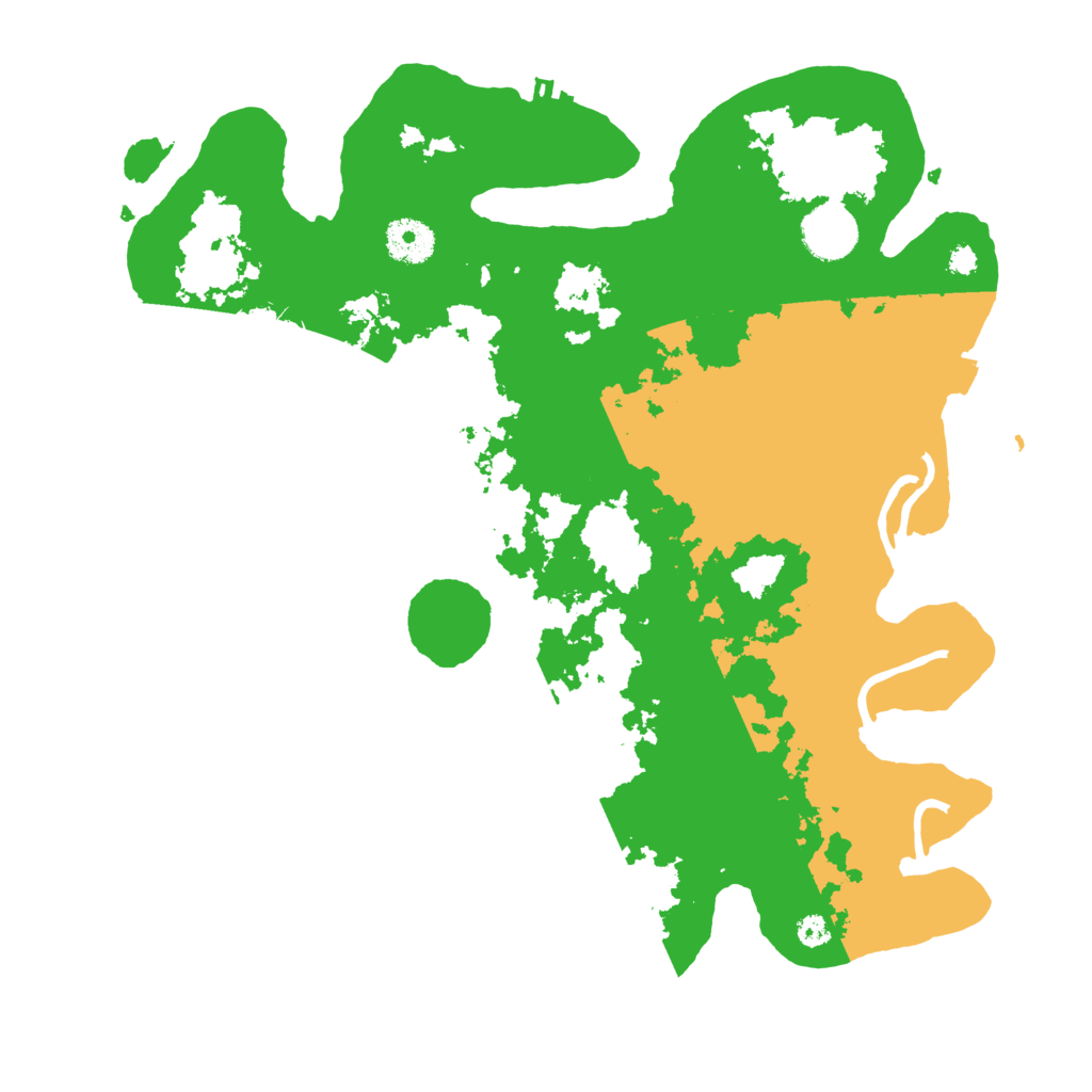Biome Rust Map: Procedural Map, Size: 3500, Seed: 12686
