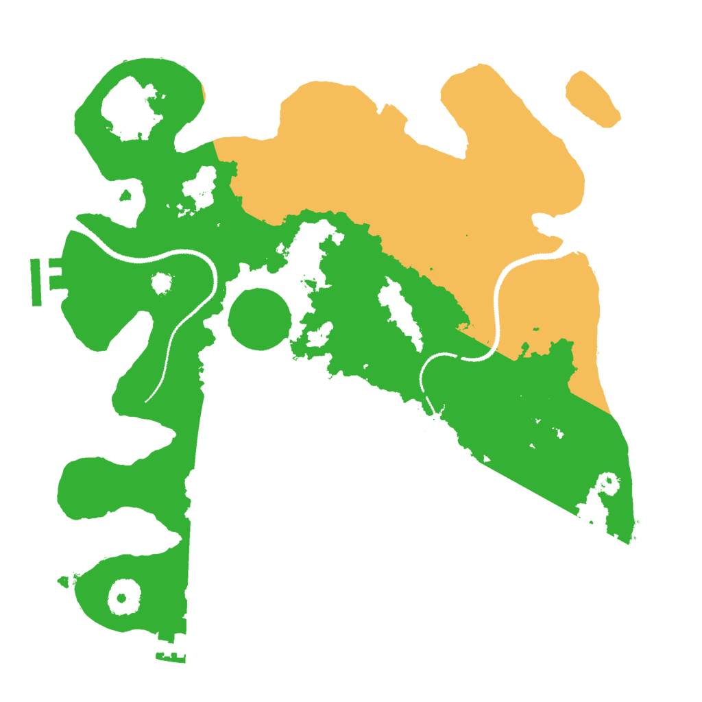 Biome Rust Map: Procedural Map, Size: 3000, Seed: 1059901839