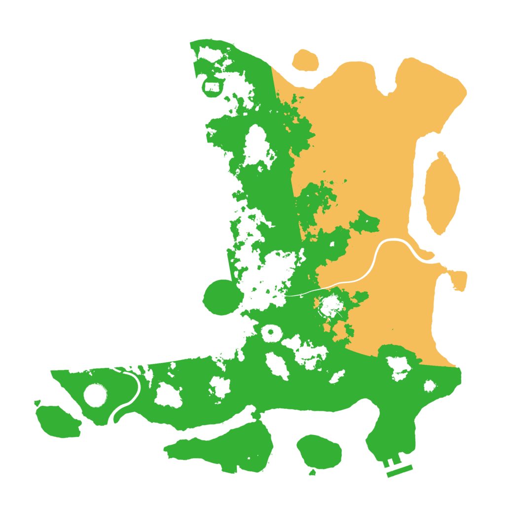 Biome Rust Map: Procedural Map, Size: 3850, Seed: 22173453