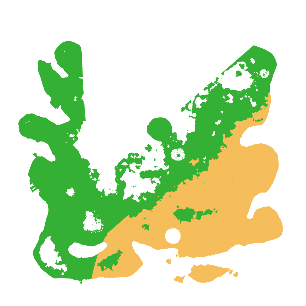 Biome Rust Map: Procedural Map, Size: 3450, Seed: 97497738