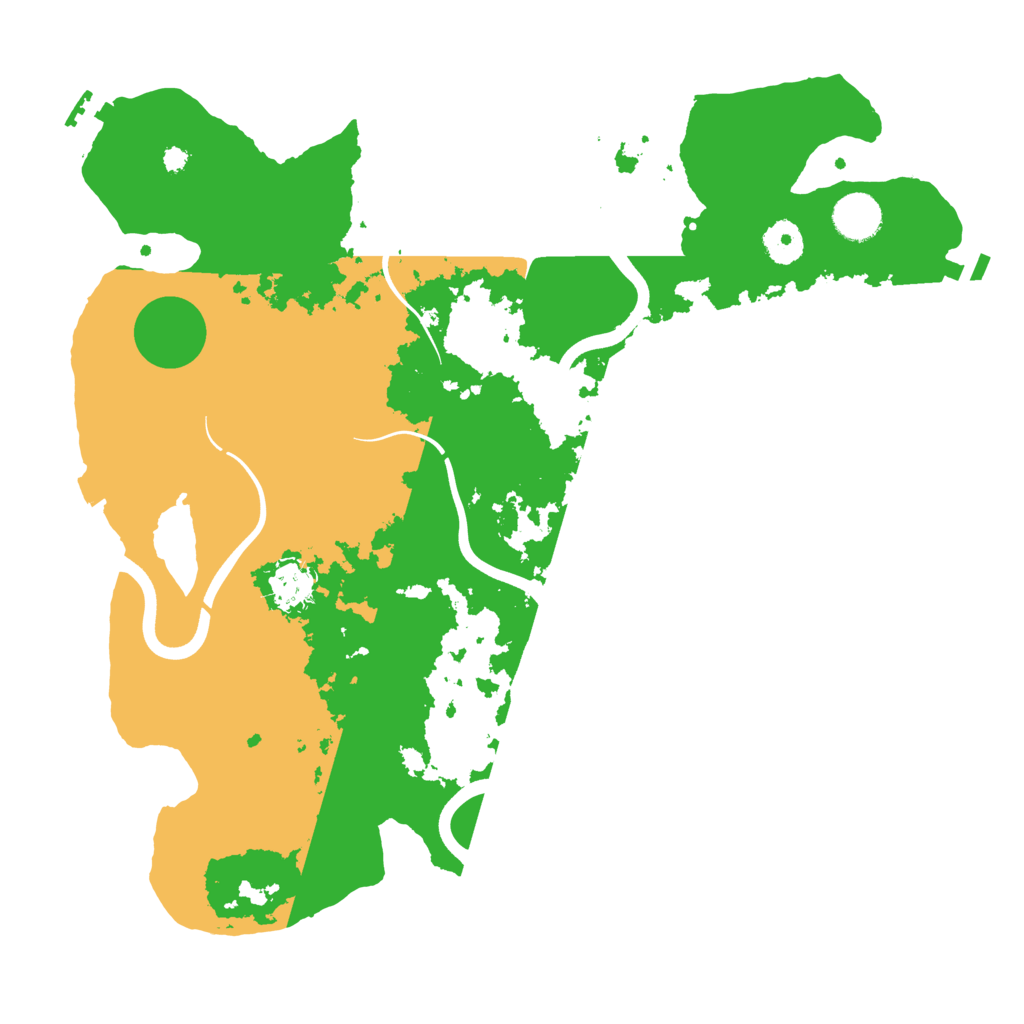 Biome Rust Map: Procedural Map, Size: 3750, Seed: 11711322