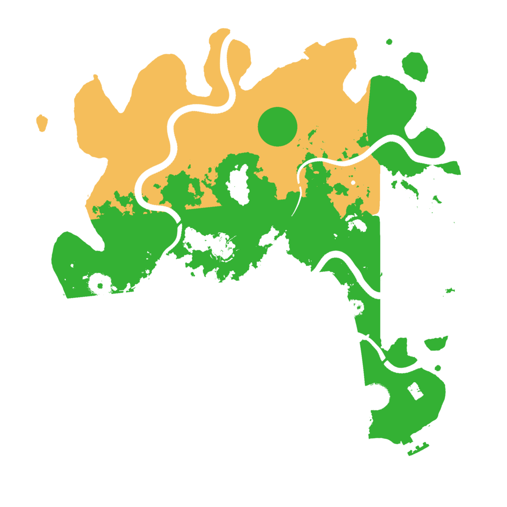 Biome Rust Map: Procedural Map, Size: 3400, Seed: 61201176