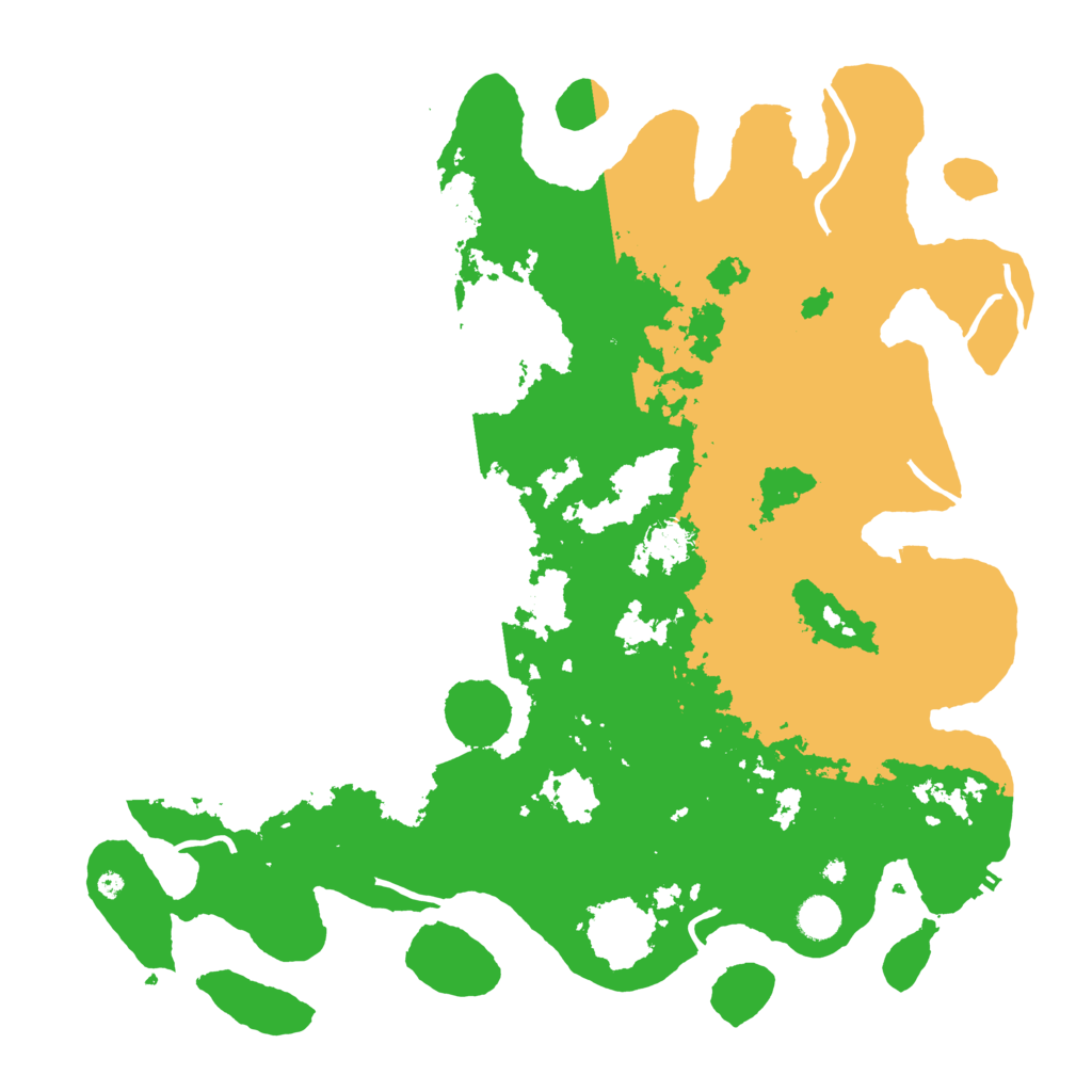 Biome Rust Map: Procedural Map, Size: 4400, Seed: 12814582