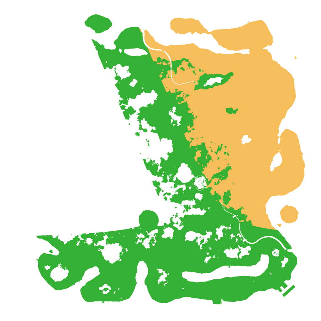 Biome Rust Map: Procedural Map, Size: 4300, Seed: 33838150