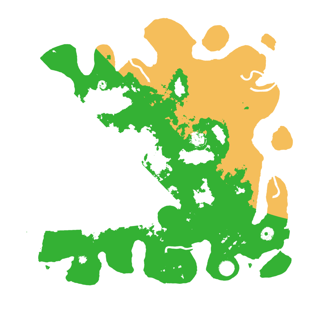 Biome Rust Map: Procedural Map, Size: 3600, Seed: 79099087