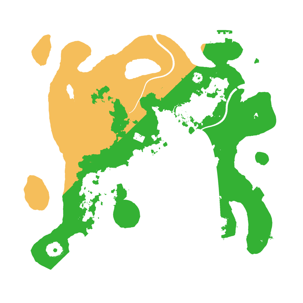 Biome Rust Map: Procedural Map, Size: 3000, Seed: 52453