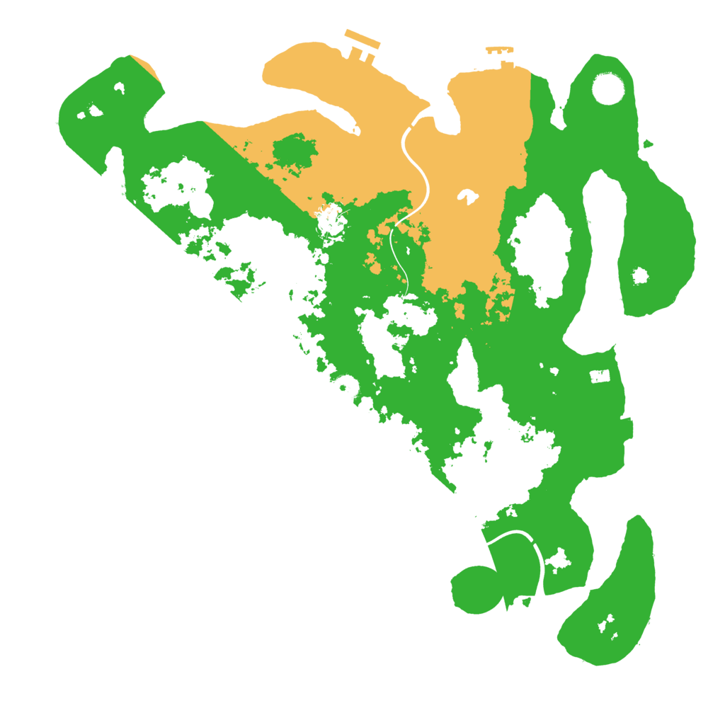Biome Rust Map: Procedural Map, Size: 4000, Seed: 54418752