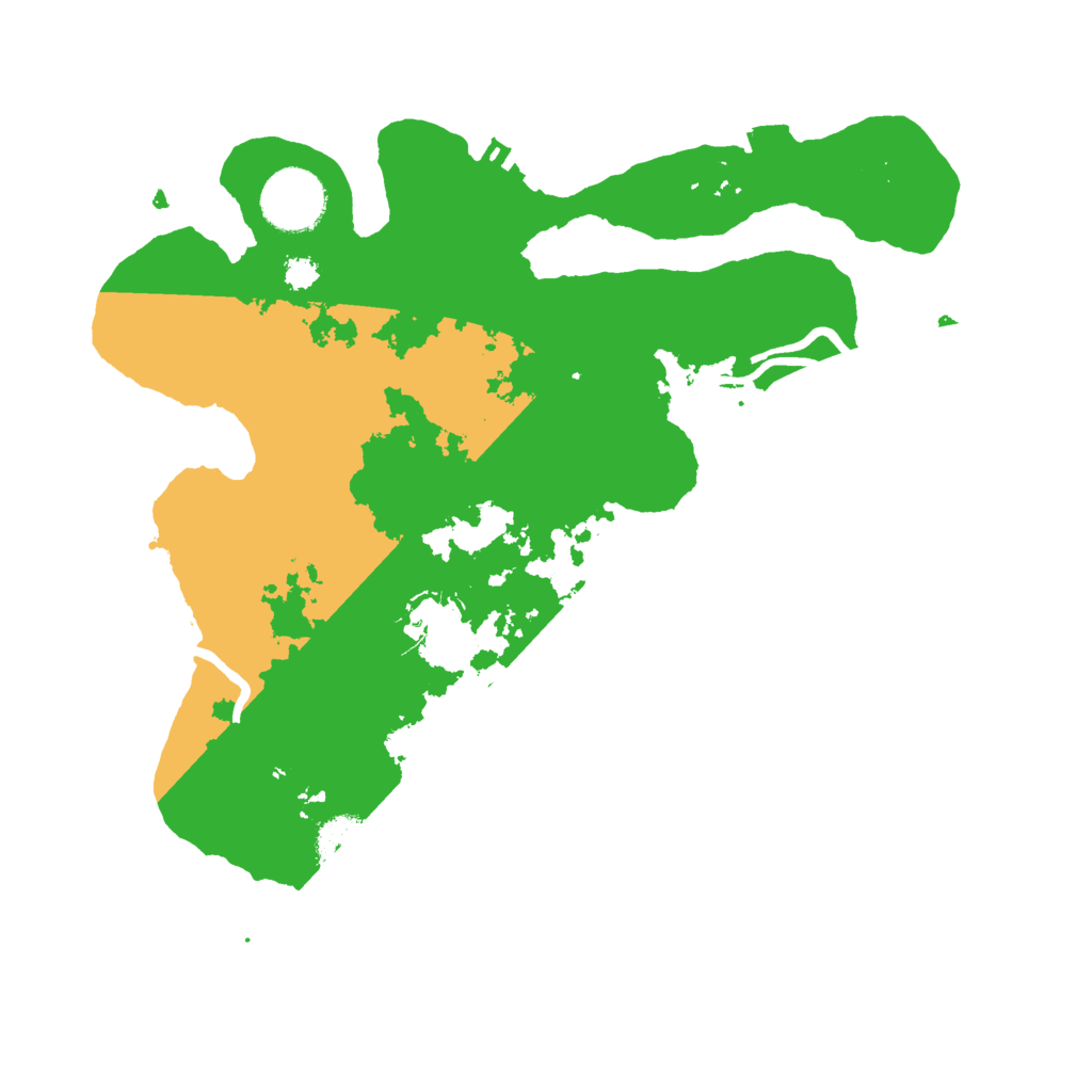 Biome Rust Map: Procedural Map, Size: 3000, Seed: 612398286