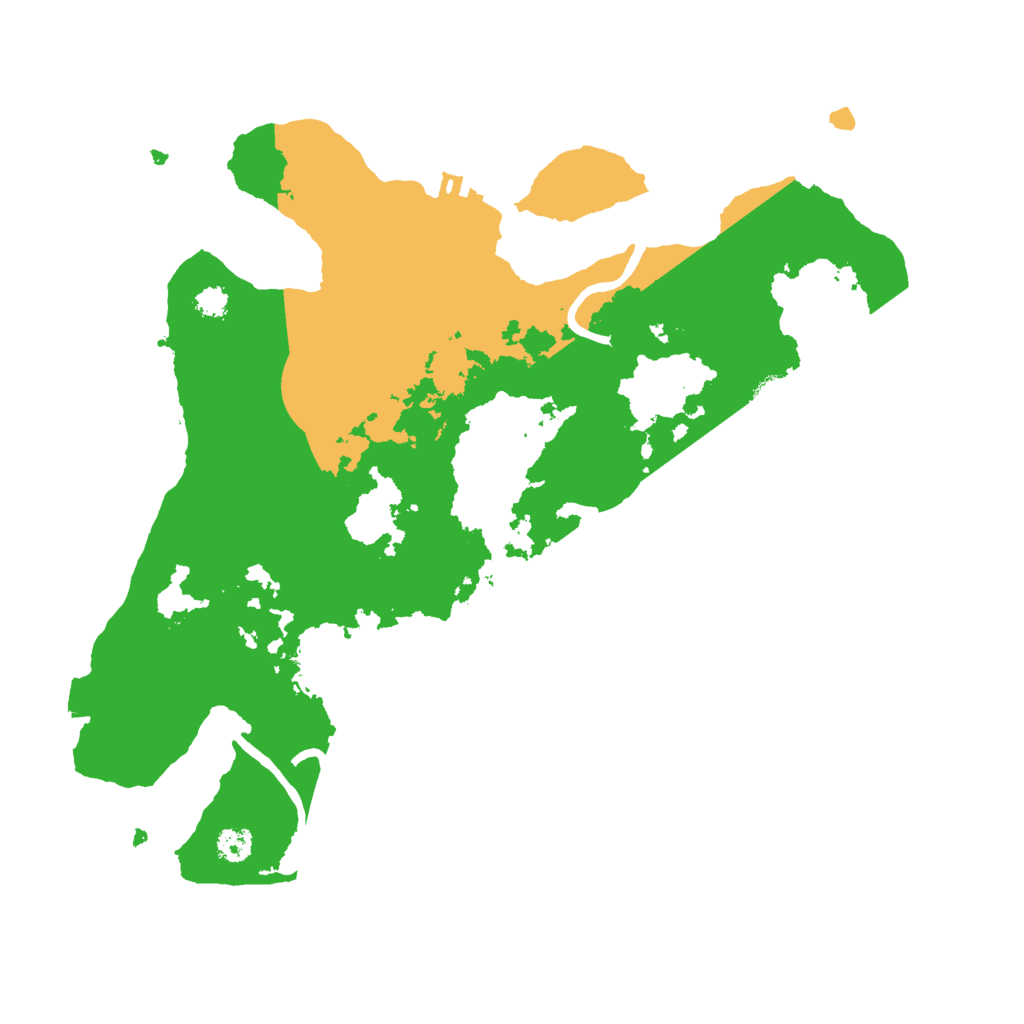 Biome Rust Map: Procedural Map, Size: 3000, Seed: 84222