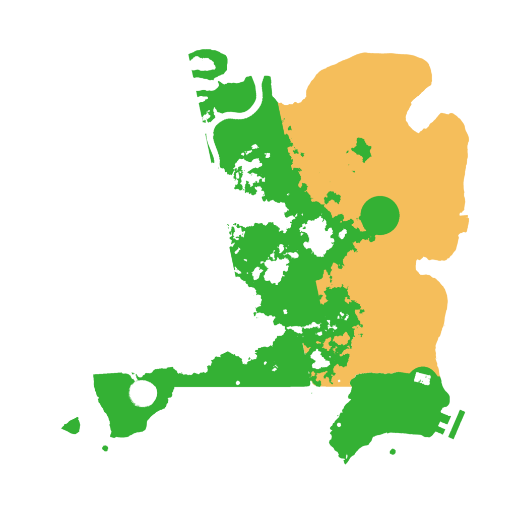 Biome Rust Map: Procedural Map, Size: 3500, Seed: 972685179