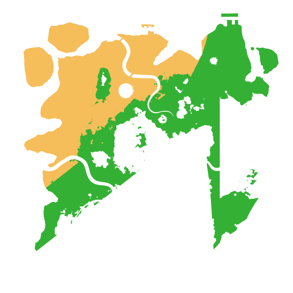 Biome Rust Map: Procedural Map, Size: 3500, Seed: 1661672159