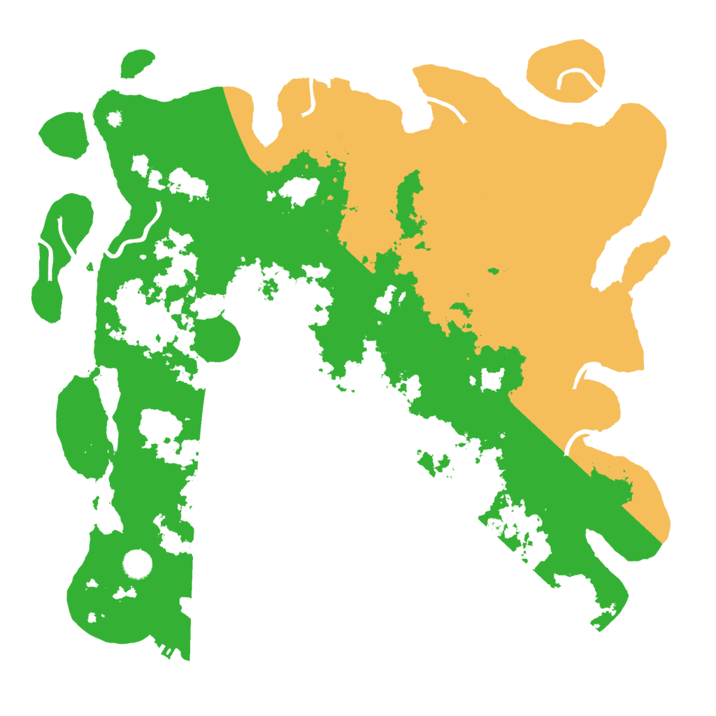 Biome Rust Map: Procedural Map, Size: 4300, Seed: 88112227