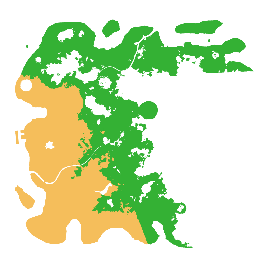 Biome Rust Map: Procedural Map, Size: 4000, Seed: 97270058