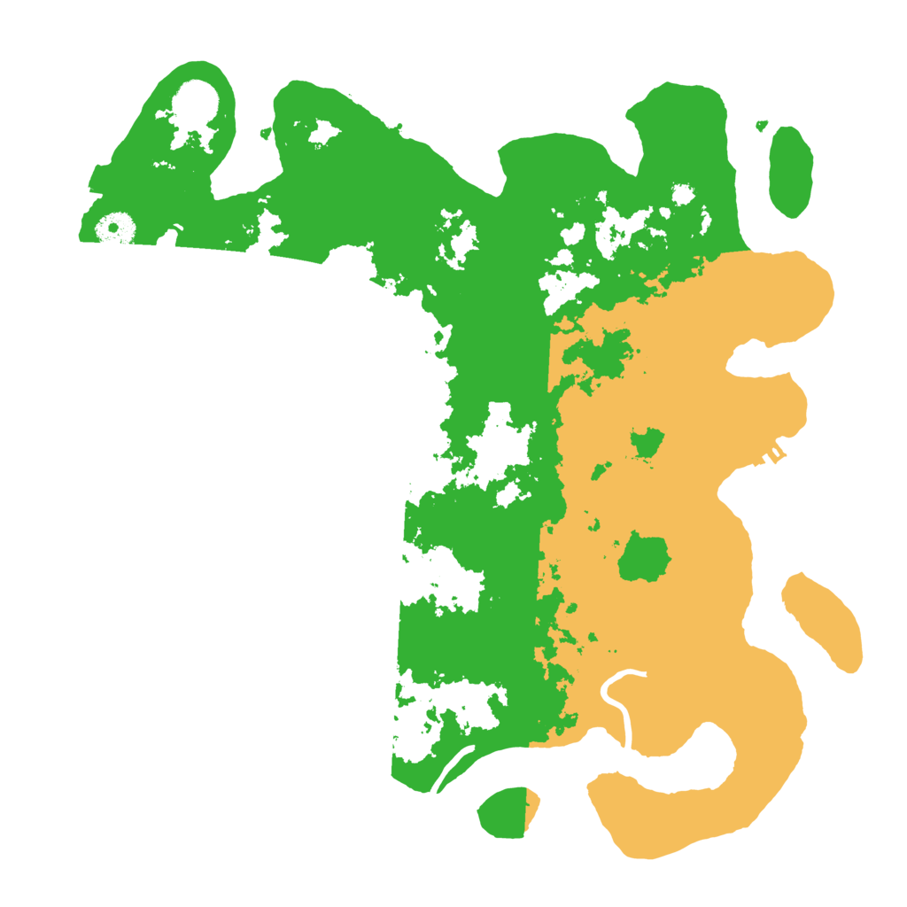 Biome Rust Map: Procedural Map, Size: 3700, Seed: 4108417