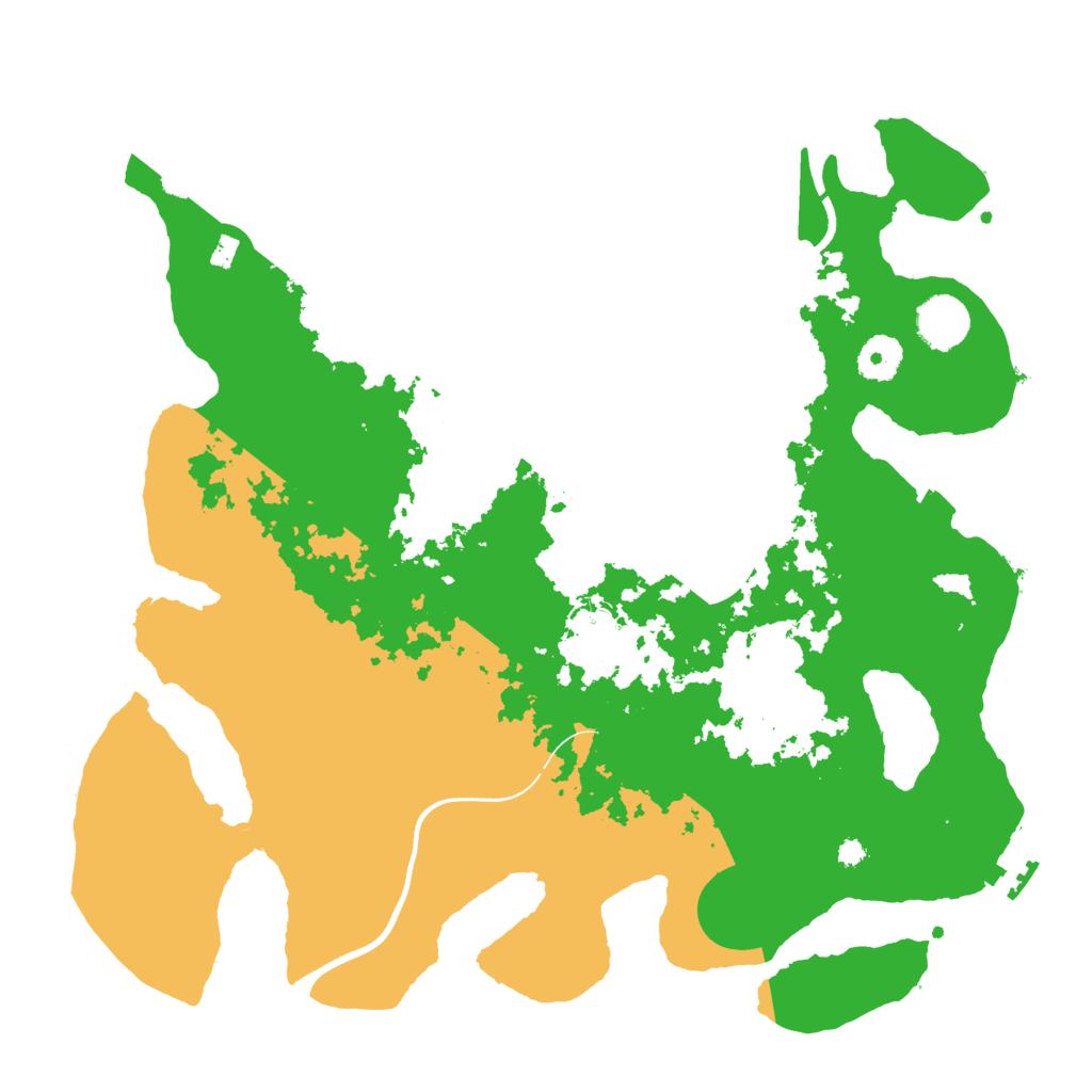 Biome Rust Map: Procedural Map, Size: 3650, Seed: 85537163