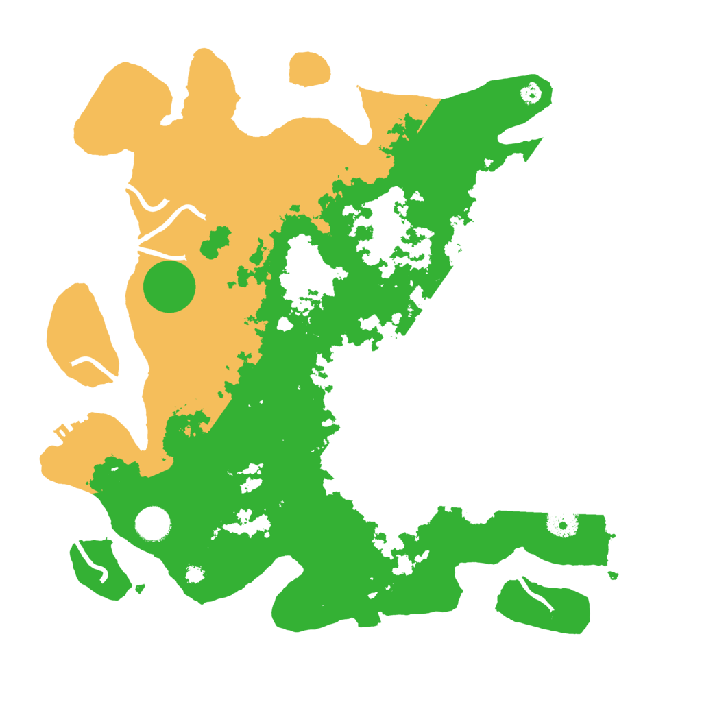 Biome Rust Map: Procedural Map, Size: 3550, Seed: 95144163