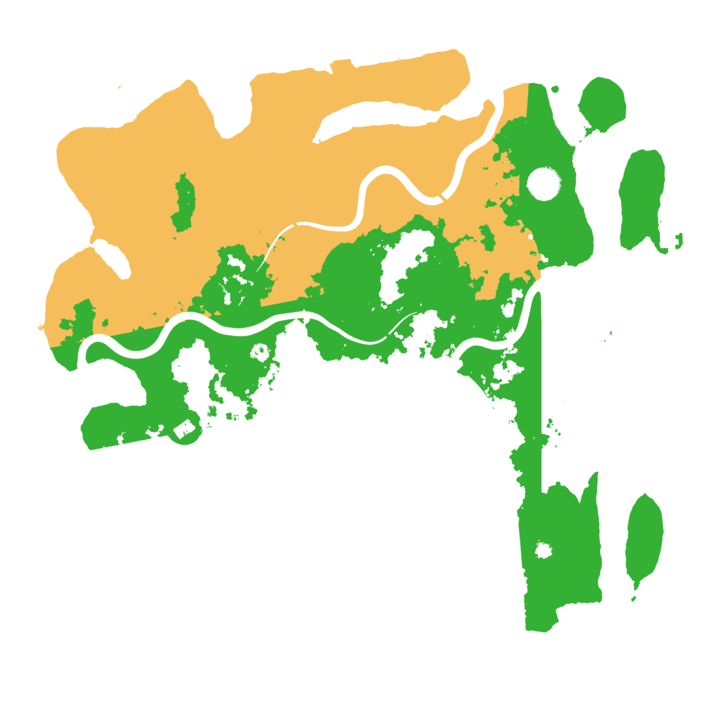 Biome Rust Map: Procedural Map, Size: 3950, Seed: 88421946